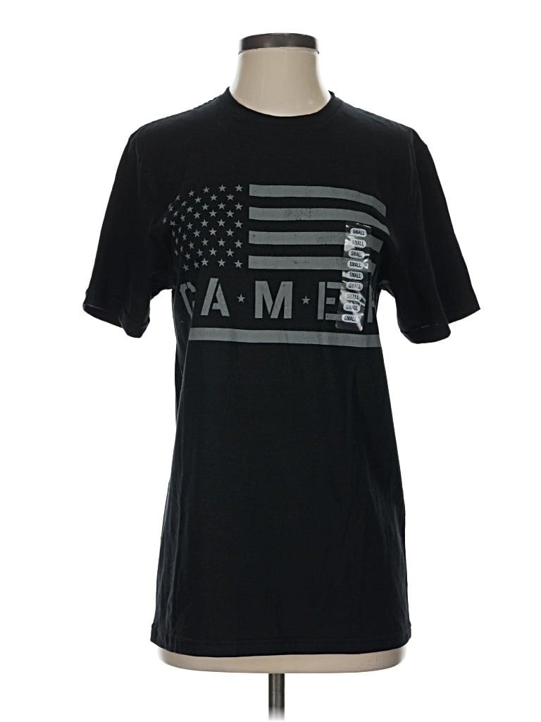 Pre-owned Assorted Brands Short Sleeve T-shirt In Black