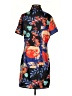 Zara Floral Black Casual Dress Size S - photo 2