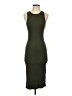 Leith Solid Green Casual Dress Size S - photo 1