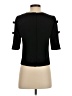 Club Monaco 100% Polyester Black Short Sleeve Top Size XS - photo 2