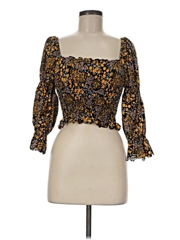 Topshop 3/4 Sleeve Blouse (view 1)