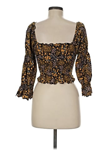 Topshop 3/4 Sleeve Blouse (view 2)