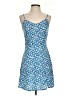 Romwe Print Blue Casual Dress Size S - photo 1