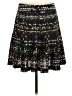 J.Crew 100% Polyester Print Black Casual Skirt Size 4 - photo 1