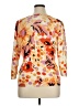 BCBGMAXAZRIA Floral Orange Pullover Sweater Size XL - photo 2