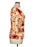 BCBGMAXAZRIA Floral Orange Pullover Sweater Size XL - photo 4