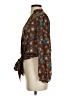 Zara Basic Brown Long Sleeve Blouse Size S - photo 5