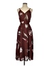 Mossimo 100% Polyester Floral Brown Casual Dress Size XS - photo 1