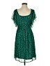 Pure Energy 100% Polyester Animal Print Green Cocktail Dress Size 1X - photo 1