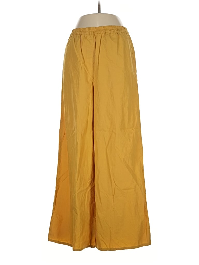 Pre-owned Mng Casual Pants In Yellow