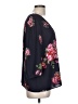 Skies Are Blue 100% Polyester Black 3/4 Sleeve Blouse Size L - photo 4