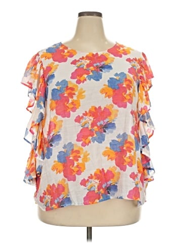 Zac & Rachel 3/4 Sleeve Blouse (view 1)
