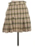 Free People Plaid Green Casual Skirt Size 0 - photo 2