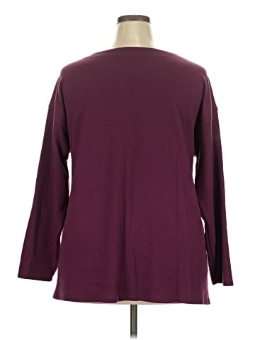Lane Bryant 3/4 Sleeve T-Shirt (view 2)