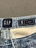 Gap 100% Cotton Blue Denim Shorts Size 4 Petite - photo 3
