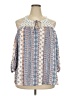 Cure Blue 3/4 Sleeve Blouse Size XXL - photo 1