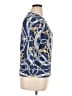 J. McLaughlin Blue 3/4 Sleeve Top Size XL - photo 4