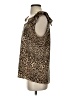 Entro Animal Print Brown Tank Top Size S - photo 5