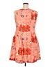 Taylor Print Orange Casual Dress Size 18 - photo 2