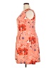 Taylor Print Orange Casual Dress Size 18 - photo 5