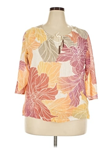 Sigrid Olsen 3/4 Sleeve Blouse (view 1)