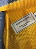 Maison Kitsuné 100% Wool Yellow Wool Pullover Sweater Size M - photo 7