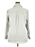 Lands' End Metallic Silver Long Sleeve Blouse Size 18 - photo 2