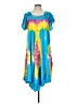 Assorted Brands Tie-dye Blue Casual Dress Size L - photo 1