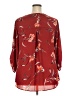 Daniel Rainn 100% Polyester Red 3/4 Sleeve Blouse Size 2X - photo 2