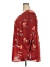 Daniel Rainn 100% Polyester Red 3/4 Sleeve Blouse Size 2X - photo 5