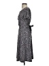 Perceptions Polka Dots Gray Casual Dress Size S - photo 5