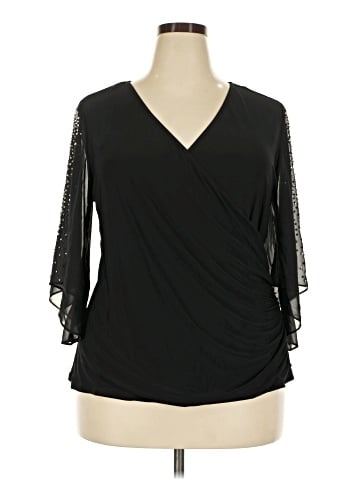 MSK 3/4 Sleeve Blouse (view 1)