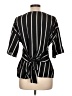 Tua 100% Polyester Black 3/4 Sleeve Top Size L - photo 2