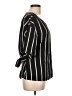 Tua 100% Polyester Black 3/4 Sleeve Top Size L - photo 4