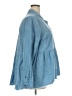 True Craft 100% Cotton Blue 3/4 Sleeve Blouse Size 2X - photo 4