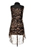 Indulge 100% Polyester Animal Print Brown Cocktail Dress Size L - photo 2