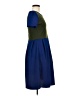Lularoe Color Block Blue Casual Dress Size M - photo 4