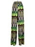 Fantazia Print Green Casual Pants Size M - photo 2