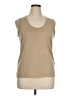 J.Crew Tan Sleeveless T-Shirt Size XL - photo 1
