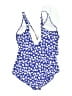 Profile by Gottex Print Blue One Piece Swimsuit Size 16 - photo 2