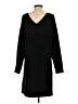 Vince. Solid Black Casual Dress Size S - photo 2