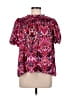 TCEC 100% Polyester Pink Short Sleeve Blouse Size M - photo 1