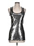Arden B. 100% Polyester Silver Tank Top Size L - photo 1