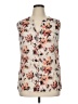 Croft & Barrow 100% Polyester Ivory Sleeveless Blouse Size XL - photo 1