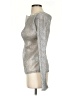 J.Crew Metallic Silver Long Sleeve Top Size S - photo 5