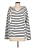 Ann Taylor LOFT White Sweatshirt Size L - photo 1