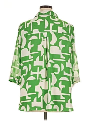 Rose + Olive 3/4 Sleeve Blouse (view 2)