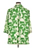 Rose + Olive Print Green 3/4 Sleeve Blouse Size 1X - photo 2