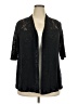 Fashion Bug 100% Polyester Black Cardigan Size 2X - photo 1