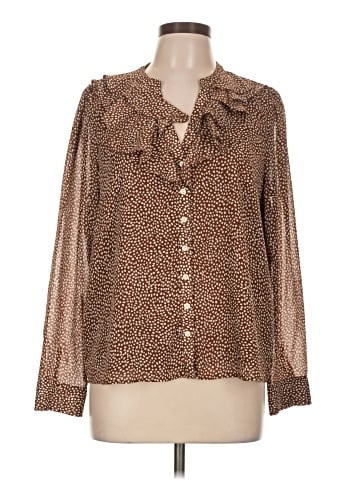 J.Crew Factory Store Long Sleeve Blouse (view 1)